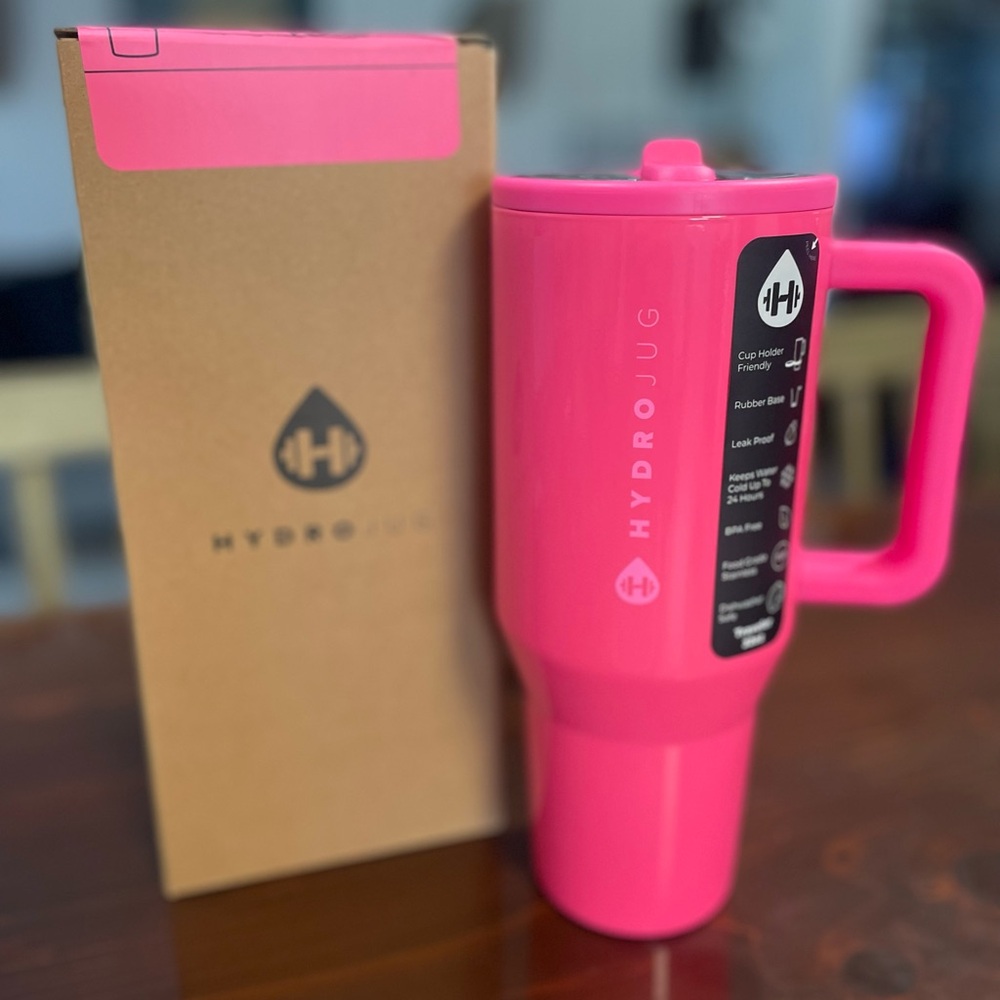 Pink HydroJug traveler (32 oz)